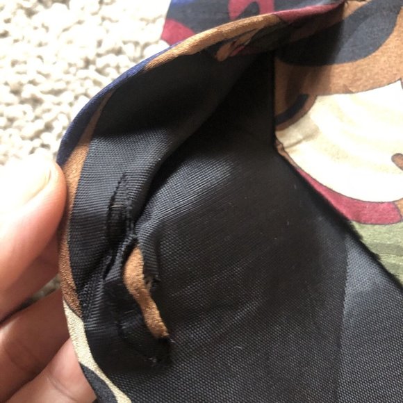 Urban Canvas MEN'S SILK Neck TIE BROWN BURGUNDY GREEN BLUE Brown 4 X 57 - Picture 7 of 9